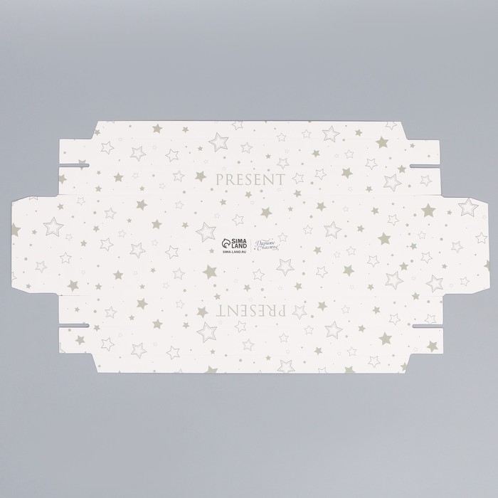 Коробка кондитерская для муссовых пирожных «Звёздочки», 27 х 8.6 х 6.5 см Коробка кондитерская для муссовых пирожных «Звёздочки», 27 х 8.6 х 6.5 см