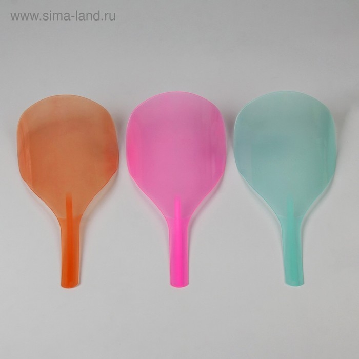 Экран для защиты лица, с ручкой, 31,5 &times; 13,5 см, цвет розовый