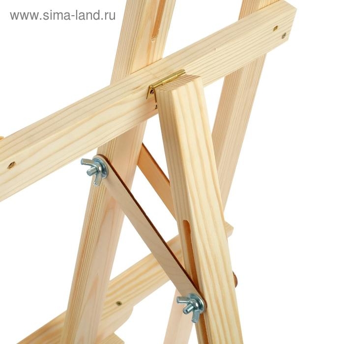Мольберт тип «Лира» 145 х 52 см, планка с скользящей фиксацией , с бегунком, неокрашенное дерево, Calligrata №9 Мольберт тип «Лира» 145 х 52 см, планка с скользящей фиксацией , с бегунком, неокрашенное дерево, Calligrata №9