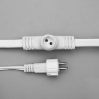 Гирлянда &laquo;Занавес&raquo; 2 &times; 9 м, IP44, УМС, белая нить, 1800 LED, свечение белое, мерцание, 220 В