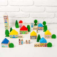 Конструктор &laquo;Весёлый городок&raquo;, 56 элементов