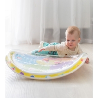 Акваковрик надувной развивающий водный коврик &laquo;Цветик&raquo;, 65x65 см, Крошка Я