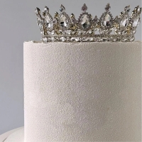 Топпер для торта &laquo;Корона&raquo;, цвет серебро