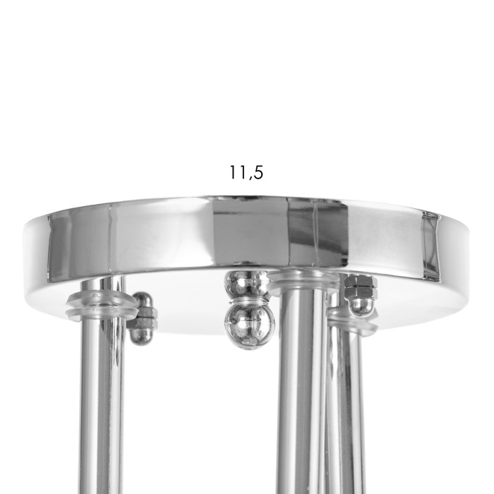 Люстра "Бетти" 3х40вт Е27 Хром 50х50х24см