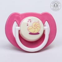 Соска - пустышка силиконовая ортодонтическая &laquo;Ракушка&raquo;, от 6 мес., цвет розовый