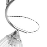 Люстра "Нора" 3х60Вт Е27 Хром 52х52х26см Люстра "Нора" 3х60Вт Е27 Хром 52х52х26см