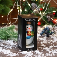 Ёлочная игрушка "Снеговик с бантом" 9,7 см Ёлочная игрушка "Снеговик с бантом" 9,7 см