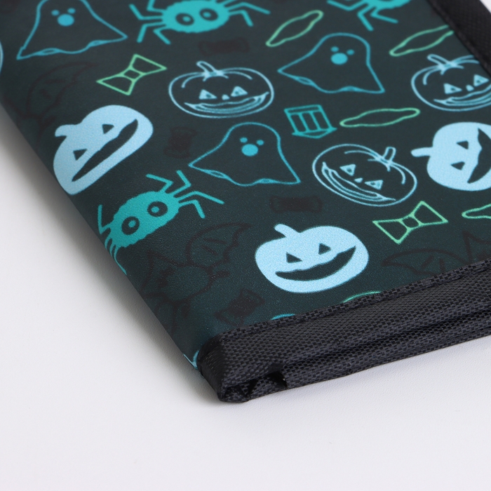 Кошелёк детский на липучке &laquo;Выбражулька&raquo;, цвет тёмно-зелёный