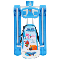 Снегокат &laquo;Тимка спорт 4-1 ми-ми-мишки&raquo;, ТС4-1/ММ1, со спинкой и ремнём безопасности, цвет голубой/белый