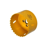 Коронка биметаллическая ТУНДРА, 73 мм, M16 с дополнительной фиксацией Коронка биметаллическая ТУНДРА, 73 мм, M16 с дополнительной фиксацией