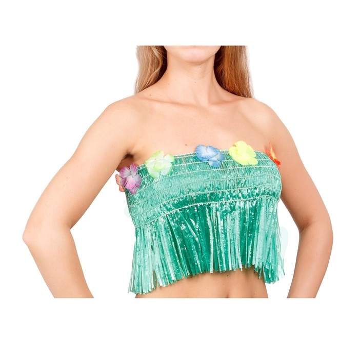 Гавайский топ &laquo;Тропики&raquo;, зелёный