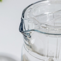 Кувшин стеклянный &laquo;Акватик&raquo;, 1650 мл, прозрачная акриловая крышка