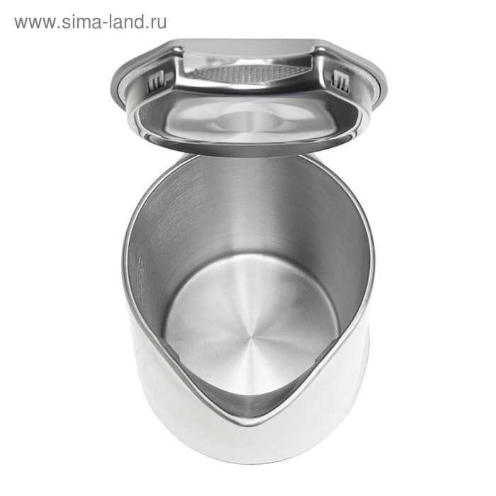 Чайник электрический Galaxy GL 0301, пластик, колба металл, 1.5 л, 2000 Вт, белый Чайник электрический Galaxy GL 0301, пластик, колба металл, 1.5 л, 2000 Вт, белый