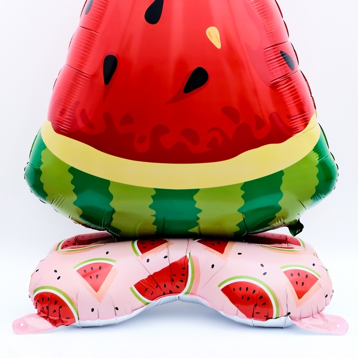 Шар фольгированный 48" &laquo;Арбуз&raquo;, на подставке, под воздух