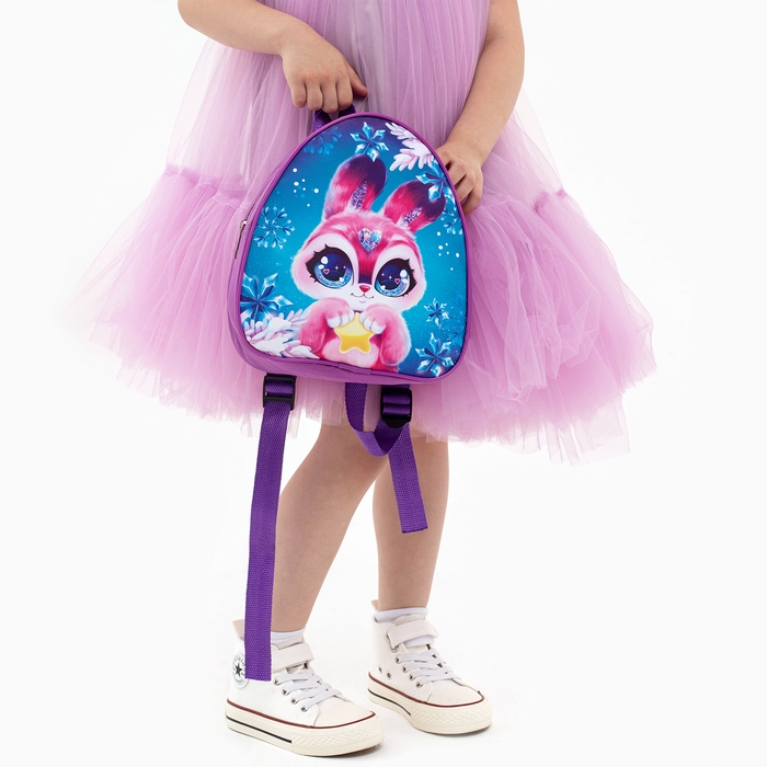Новогодний детский рюкзак «Кролик с звездой», 23х20,5 см Новогодний детский рюкзак «Кролик с звездой», 23х20,5 см