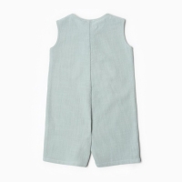 Комбинезон детский без рукавов MINAKU, цвет серо-зеленый, размер 62-68