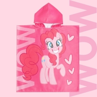 Полотенце-пончо детское махровое My Little Pony Пинки Пай 60х120 см, 50% хл., 50% полиэстер Полотенце-пончо детское махровое My Little Pony Пинки Пай 60х120 см, 50% хл., 50% полиэстер