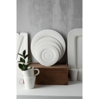 Блюдце фарфоровое Magistro Rodos, d=15,4 см, цвет белый Блюдце фарфоровое Magistro Rodos, d=15,4 см, цвет белый