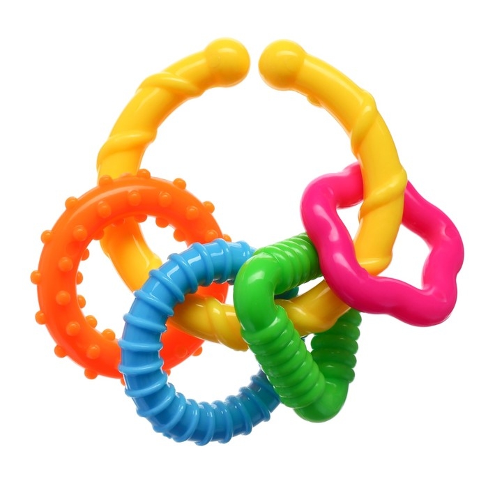 Набор погремушек &laquo;Маленькие радости&raquo;, 2 шт, цвет МИКС, Крошка