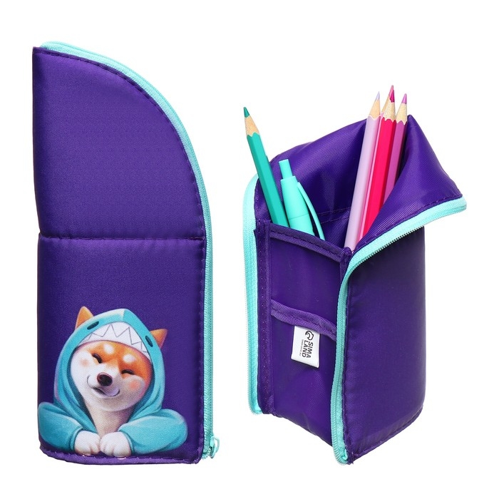 Пенал тубус-подставка, 85 х 210 х 65 мм, мягкий, тканевый, Calligrata, ПМО 12-20 Пенал тубус-подставка, 85 х 210 х 65 мм, мягкий, тканевый, Calligrata, ПМО 12-20 "Сиба"