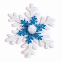 Новый год! Декор &laquo;Снежинки&raquo;, набор 6 шт.