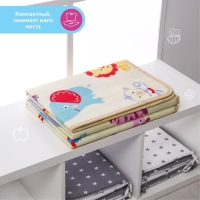 Игровой коврик для детей складной &laquo;Мои друзья&raquo;, двусторонний, размер 180х100 см, Крошка Я