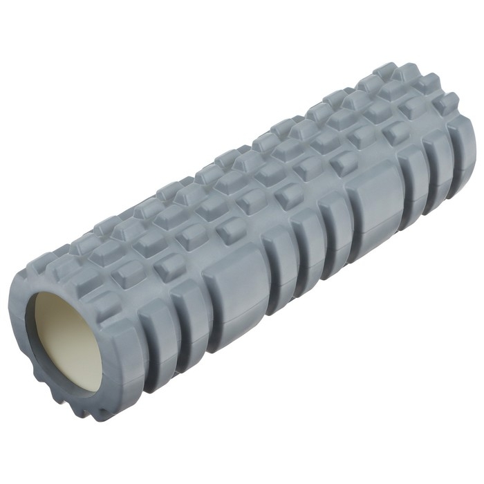 Ролик массажный Sangh, 30х10 см, цвет серый Ролик массажный Sangh, 30х10 см, цвет серый