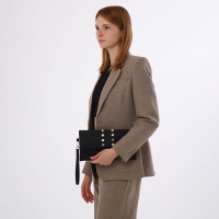 Сумка женская на магнитах, цвет чёрный