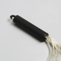 Гирлянда &laquo;Конский хвост&raquo; 20 нитей по 2 м, IP20, серебристая нить, 400 LED, свечение мульти, 12 В