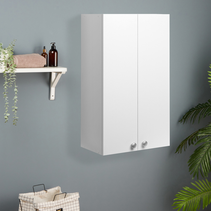 Шкаф навесной для ванной комнаты, две полки, 48 х 24 х 80 см Шкаф навесной для ванной комнаты, две полки, 48 х 24 х 80 см