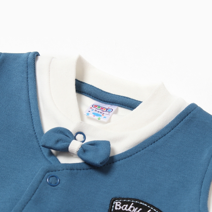 Комбинезон детский, цвет индиго, рост 68 см