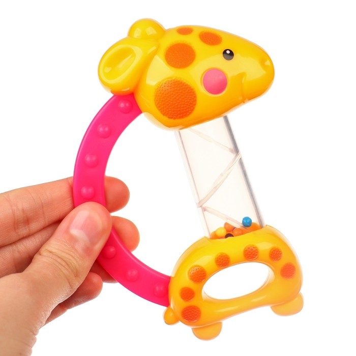 Погремушка &laquo;Жирафик&raquo;, цвет МИКС, Крошка Я