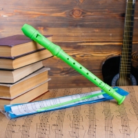 Блокфлейта Music Life, 8 отверстий, немецкая система, сопрано, зелёная Блокфлейта Music Life, 8 отверстий, немецкая система, сопрано, зелёная