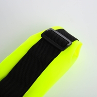 Сумка поясная на молнии, светоотражающие элементы, цвет жёлтый Сумка поясная на молнии, светоотражающие элементы, цвет жёлтый