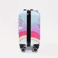 Чемодан детский 41 л (S), отдел на молнии, кодовый замок, цвет розовый