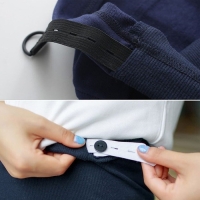 Резинка вязаная, перфорированная, 20 мм, 10 &plusmn; 0,5 м, цвет чёрный