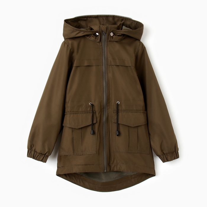 Ветровка для мальчика, рост 110 см, цвет хаки