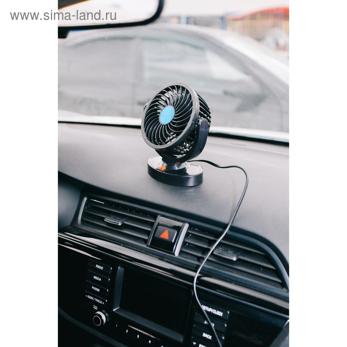 Вентилятор салона TORSO, 12 В, поворотный 360&deg;