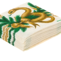 Салфетки новогодние бумажные &laquo;С Новым годом&raquo;, однослойные, 24х24 см, 20 шт.