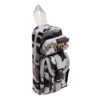 Пенал школьный "Рюкзачок-милитари", на молнии, 2 отделения, МИКС Пенал школьный "Рюкзачок-милитари", на молнии, 2 отделения, МИКС