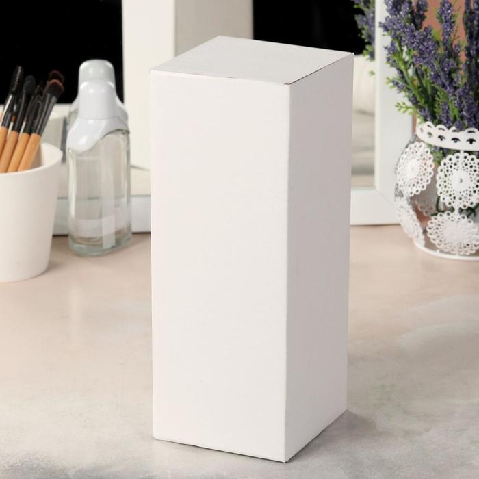 Органайзер для ватных дисков, с крышкой, d = 7 &times; 20 см, в картонной коробке, цвет прозрачный