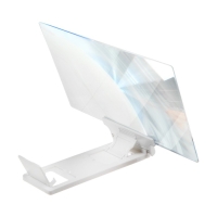 Увеличительное стекло для телефона Luazon, 12", эффект телевизора, складное, белое Увеличительное стекло для телефона Luazon, 12", эффект телевизора, складное, белое