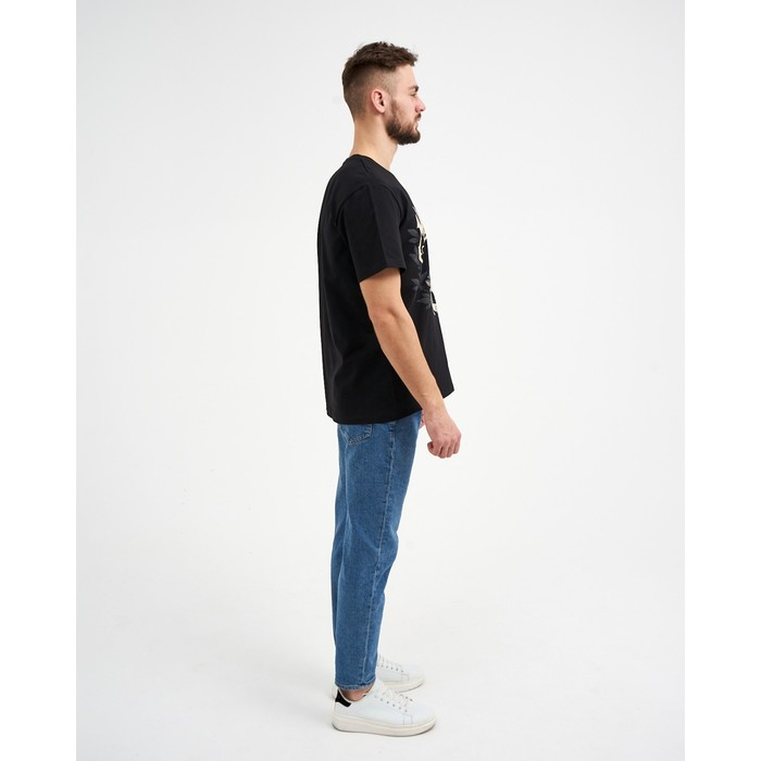 Футболка мужская KAFTAN "Номер один", черный, размер 48