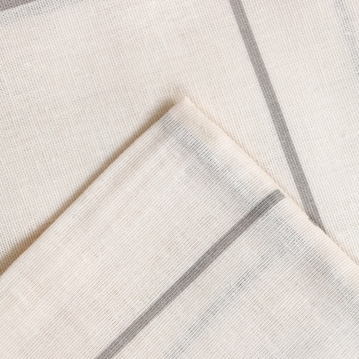 Постельное бельё Этель 1,5 сп "Клетка" цвет бежевый 143х215, 150х214, 50х70см-2 шт, бязь, 125г/м2