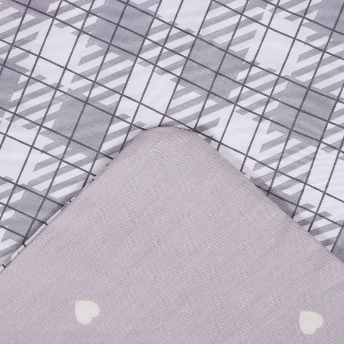 Постельное бельё LoveLife 2сп "Клетка", 175*215см, 200*225см, 50*70см-2шт,100%хлопок, сатин, 125г/м&sup2;