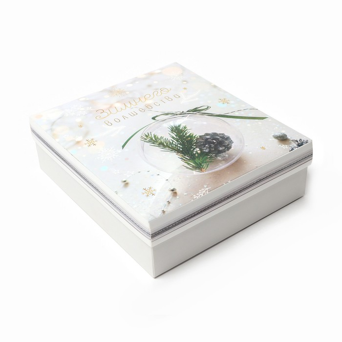 Новогодний подарочный набор "Зимнего волшебства", полотенце и аксессуары