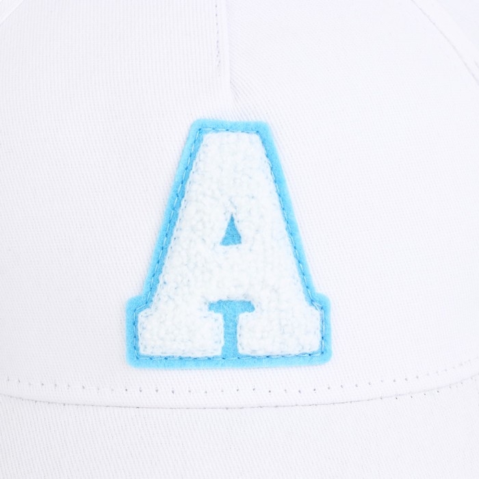 Кепка женская «A», цвет белый, р-р 56 Кепка женская «A», цвет белый, р-р 56