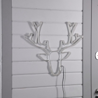 Неоновая фигура «Олень», 70 × 59 см, 448 LED, 220 В, свечение белое Неоновая фигура «Олень», 70 × 59 см, 448 LED, 220 В, свечение белое