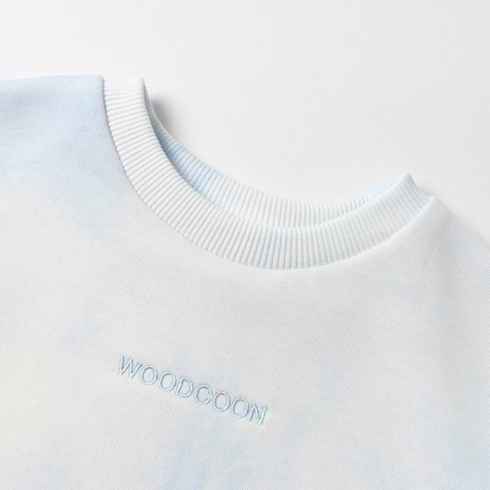 Свитшот Свитшот "Тай-дай" для мальчика, цвет голубой, рост 98 см