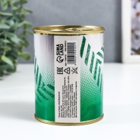 Носки в банке "Непобедимый" (внутри носки мужские, цвет чёрный)